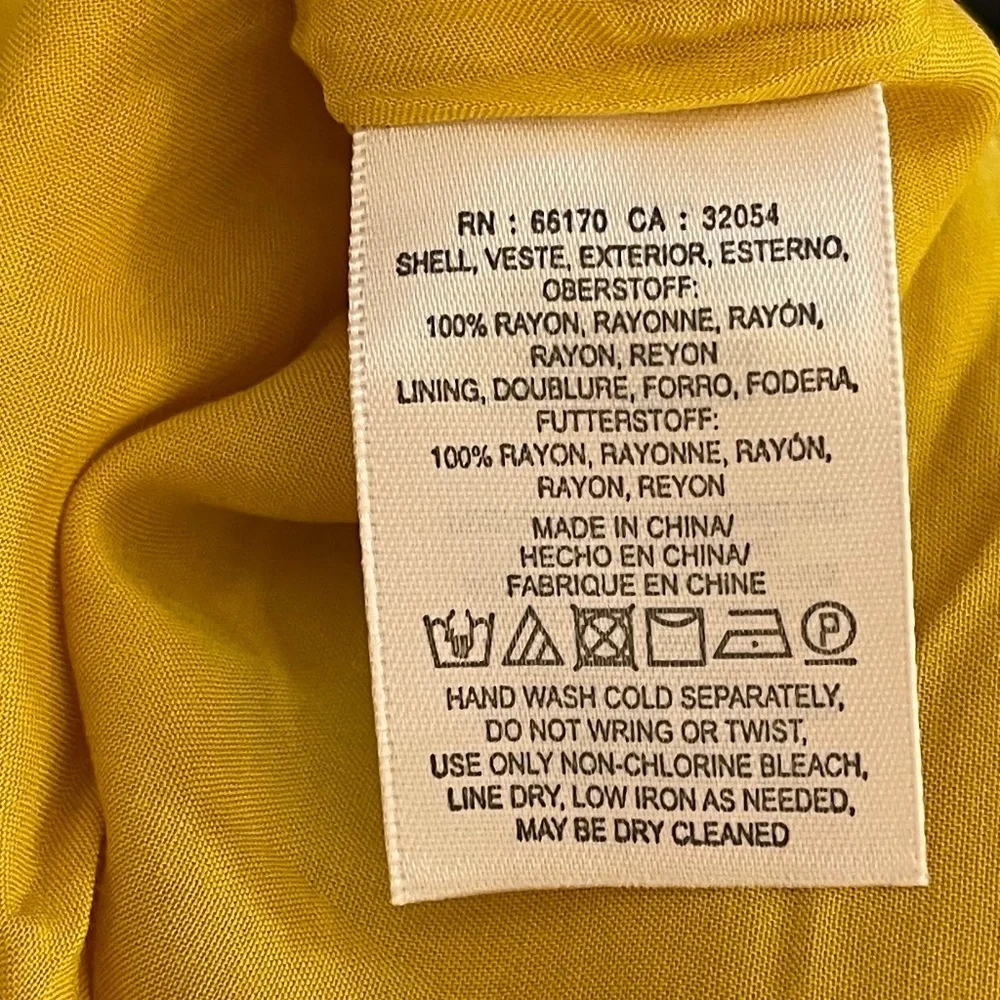 Anthropologie Yellow and White Skirt - Picture 3 of 10